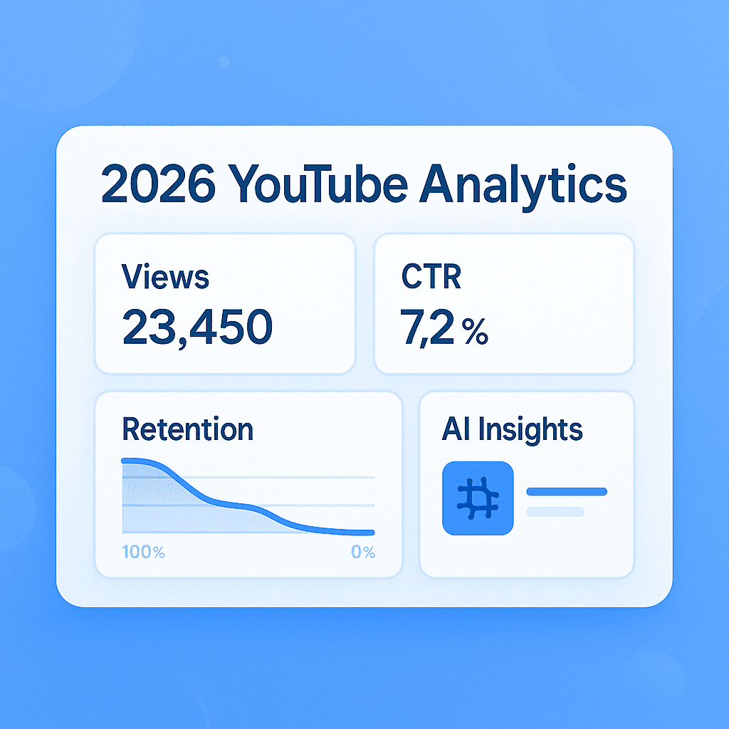 How do I grow my YouTube channel in 2026 using AI?