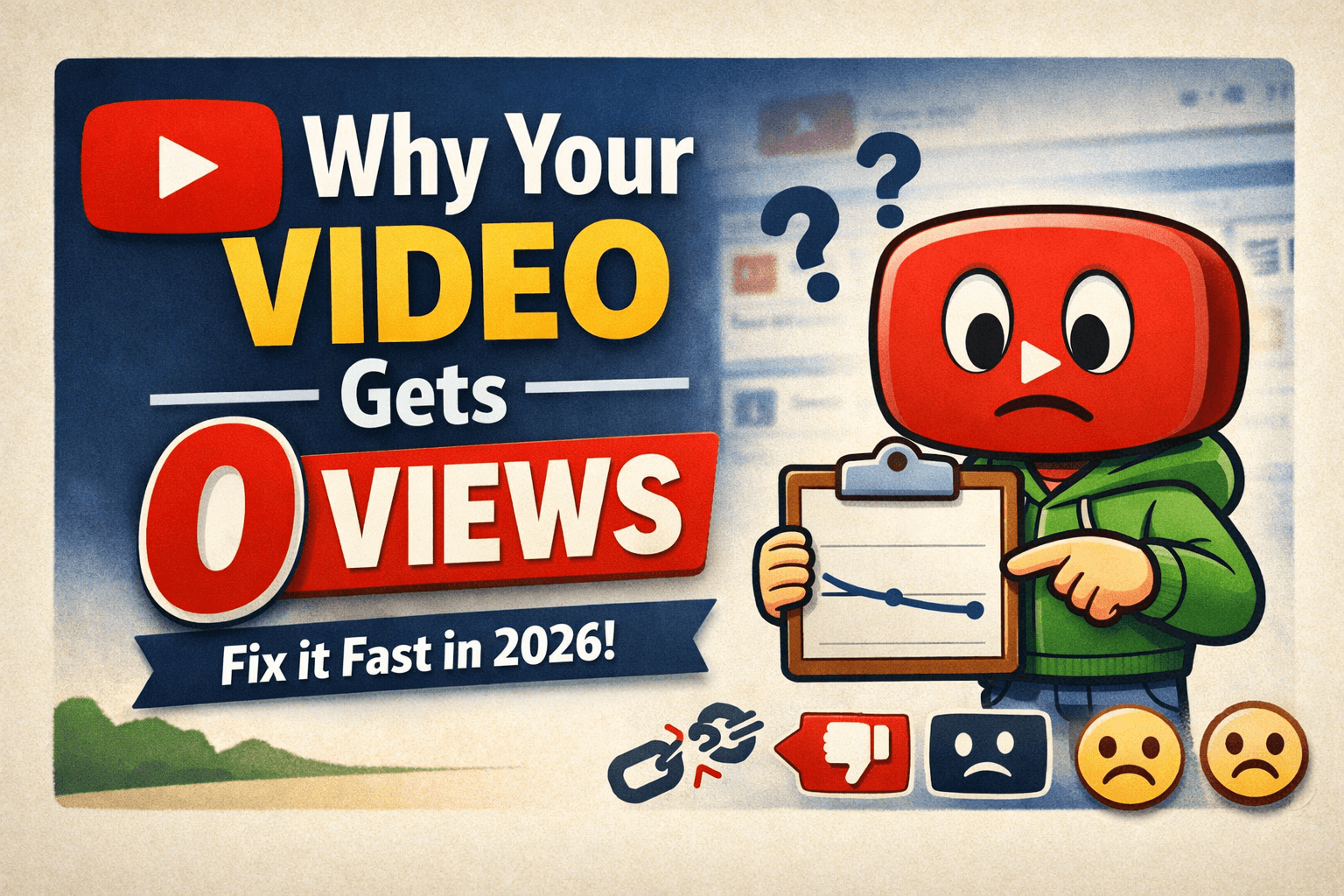 Why My YouTube Video Gets 0 Views (2026 Guide to Fix It Fast)